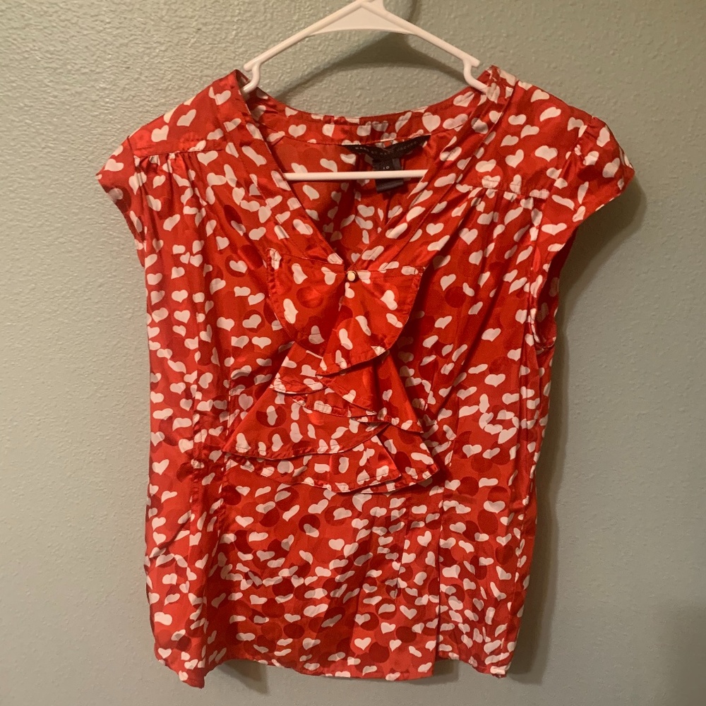 Marc Jacobs Red Heart Top